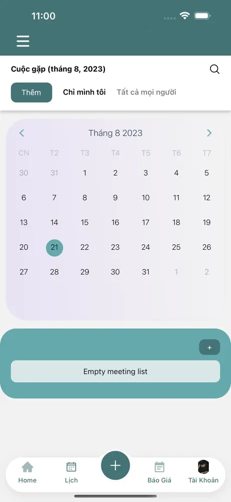 App mockup 1 - screen 4